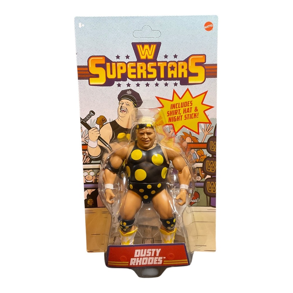 WWE Superstars Dusty Rhodes Series 18 Action Figure Unpunched JHX66 New In Hand